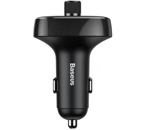 АЗП FM модулятор Baseus S-09 Overseas Edition 3.4A (2USB-A) (CCMT000301) Black