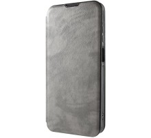 Шкіряний чохол-книжка Belora для Motorola Moto G85 Gray