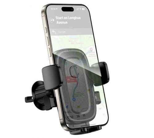 Автотримач Borofone BH131 One-key Lock (air outlet) Black