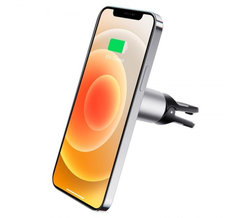 Автотримач з БЗП Borofone BH43 Magnetic 15W Black steel