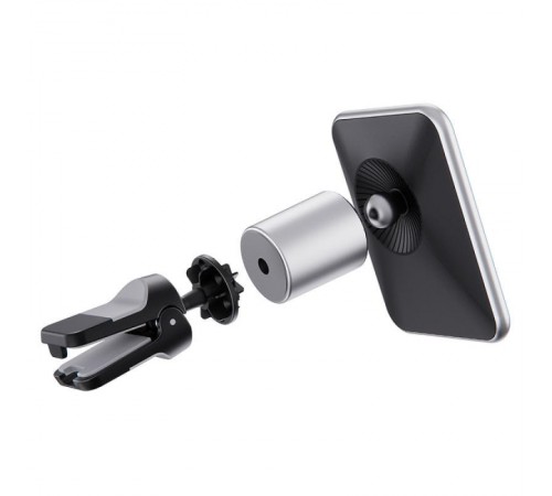 Автотримач з БЗП Borofone BH43 Magnetic 15W Black steel