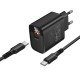 МЗП Borofone BA97A PD30W (1USB-C) + кабель Type-C to Type-C Black