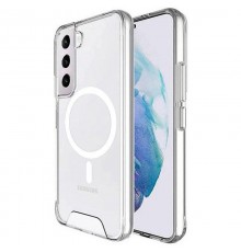 Чохол TPU Space Case with MagSafe для Samsung Galaxy S25 FE Прозорий