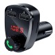 АЗП FM модулятор Hoco DE24 QC3.0 (2USB-A) Black