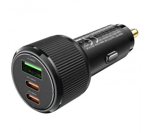 АЗП Hoco NZ17 High Power 45W (1USB-A/2C) Black