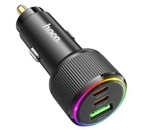 АЗП Hoco NZ17 High Power 45W (1USB-A/2C) Black