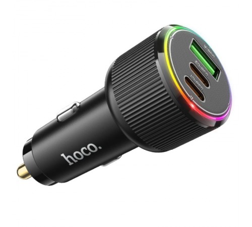 АЗП Hoco NZ17 High Power 45W (1USB-A/2C) Black