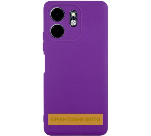 Чохол TPU GETMAN Liquid Silk Full Camera для Motorola Moto G06 Фіолетовий / Purple
