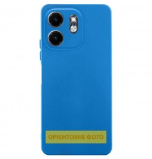 Чохол TPU GETMAN Liquid Silk Full Camera для Motorola Moto G06 Синій / Royal blue