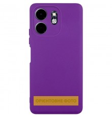 Чохол TPU GETMAN Liquid Silk Full Camera для Motorola Moto G55 5G Фіолетовий / Purple