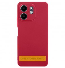 Чохол TPU GETMAN Liquid Silk Full Camera для Motorola Moto G55 5G Червоний / Dark Red