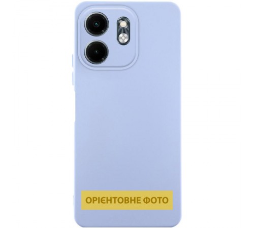 Чохол TPU GETMAN Liquid Silk Full Camera для Motorola Moto G55 5G Бузковий / Light purple