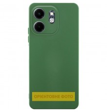 Чохол TPU GETMAN Liquid Silk Full Camera для Motorola Moto G55 5G Зелений / Dark green
