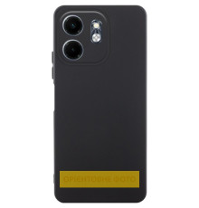 Чохол TPU GETMAN Liquid Silk Full Camera для Motorola Moto G86 5G Чорний / Black