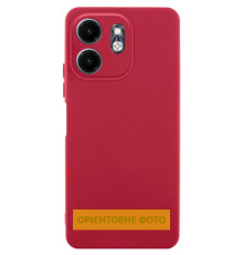 Чохол TPU GETMAN Liquid Silk Full Camera для Motorola Moto G86 5G Червоний / Dark Red