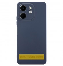Чохол TPU GETMAN Liquid Silk Full Camera для Motorola Moto G86 5G Синій / Midnight Blue