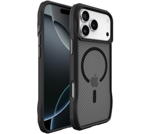 Чохол TPU Space Octagon with MagSafe для Apple iPhone 17 Pro Max (6.9") Carbon Black
