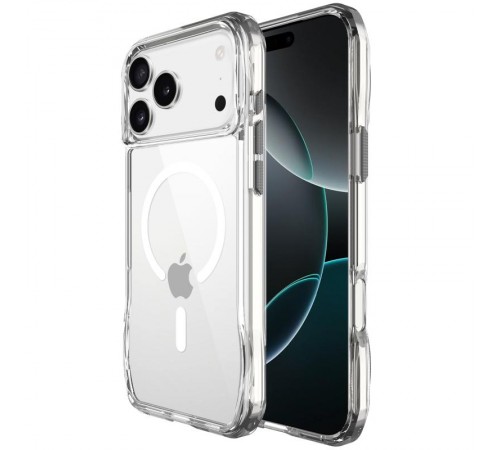 Чохол TPU Space Octagon with MagSafe для Apple iPhone 17 Pro Max (6.9") Clear