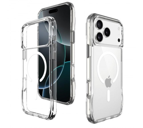 Чохол TPU Space Octagon with MagSafe для Apple iPhone 17 Pro Max (6.9") Clear
