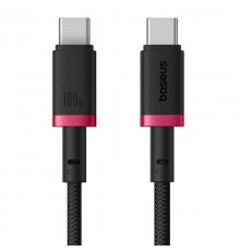 Дата кабель Baseus Dura Series Fast Charging Type-C to Type-C 100W (1m) (P10377803U01) Red / Black