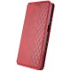 Шкіряний чохол-книжка GETMAN Cubic (PU) для Motorola Moto G06 Червоний
