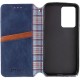 Шкіряний чохол-книжка GETMAN Cubic (PU) для Motorola Moto G06 Синій