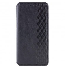 Шкіряний чохол-книжка GETMAN Cubic (PU) для Motorola Moto G86 5G Чорний