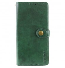 Шкіряний чохол-книжка GETMAN Gallant (PU) для Motorola Moto G06 Зелений