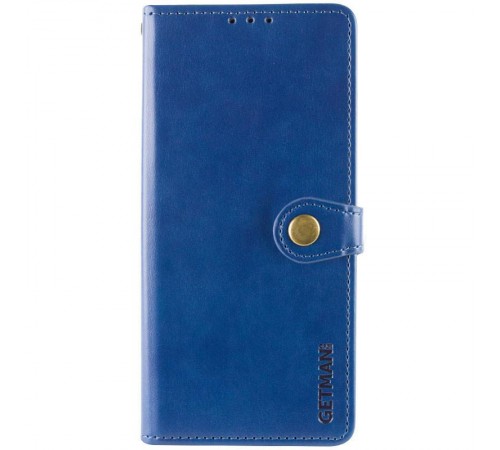 Шкіряний чохол-книжка GETMAN Gallant (PU) для Motorola Moto G56 5G Синій