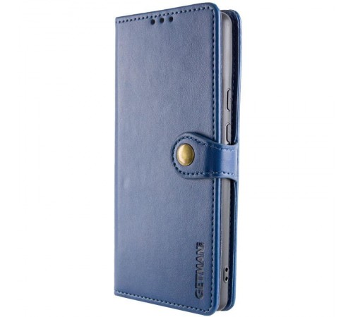 Шкіряний чохол-книжка GETMAN Gallant (PU) для Motorola Moto G56 5G Синій