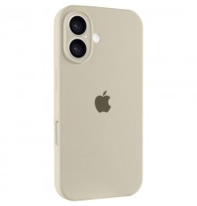 Чохол Silicone Case Full Camera Protective (AA) для Apple iPhone 17 (6.3") Бежевий / Antique White