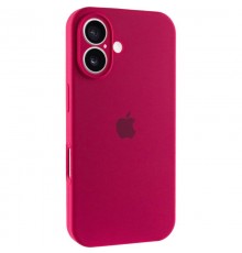 Чохол Silicone Case Full Camera Protective (AA) для Apple iPhone 17 (6.3") Червоний / Rose Red