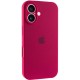 Чохол Silicone Case Full Camera Protective (AA) для Apple iPhone 17 (6.3") Червоний / Rose Red