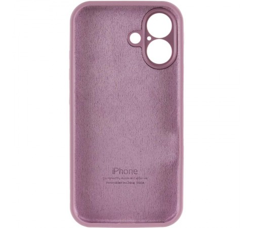 Чохол Silicone Case Full Camera Protective (AA) для Apple iPhone 17 (6.3") Ліловий / Lilac Pride