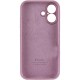 Чохол Silicone Case Full Camera Protective (AA) для Apple iPhone 17 (6.3") Ліловий / Lilac Pride