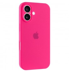 Чохол Silicone Case Full Camera Protective (AA) для Apple iPhone 17 (6.3") Рожевий / Barbie pink