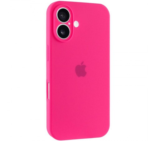 Чохол Silicone Case Full Camera Protective (AA) для Apple iPhone 17 (6.3") Рожевий / Barbie pink