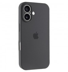 Чохол Silicone Case Full Camera Protective (AA) для Apple iPhone 17 (6.3") Сірий / Dark Gray