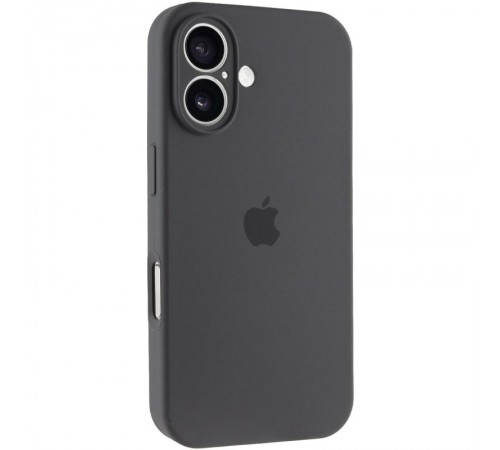 Чохол Silicone Case Full Camera Protective (AA) для Apple iPhone 17 (6.3") Сірий / Dark Gray