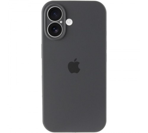 Чохол Silicone Case Full Camera Protective (AA) для Apple iPhone 17 (6.3") Сірий / Dark Gray