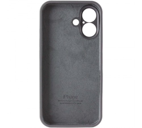 Чохол Silicone Case Full Camera Protective (AA) для Apple iPhone 17 (6.3") Сірий / Dark Gray