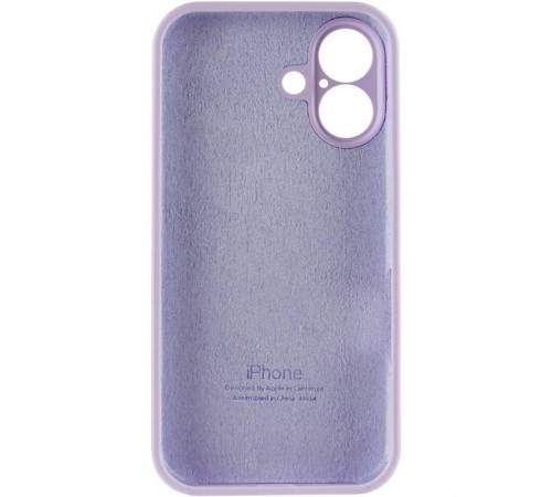Чохол Silicone Case Full Camera Protective (AA) для Apple iPhone 17 (6.3") Бузковий / Lilac