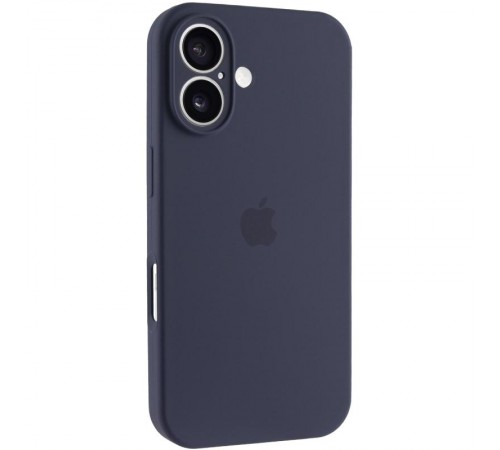 Чохол Silicone Case Full Camera Protective (AA) для Apple iPhone 17 (6.3") Темно-синій / Midnight blue