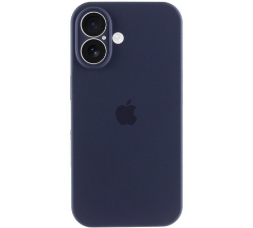 Чохол Silicone Case Full Camera Protective (AA) для Apple iPhone 17 (6.3") Темно-синій / Midnight blue