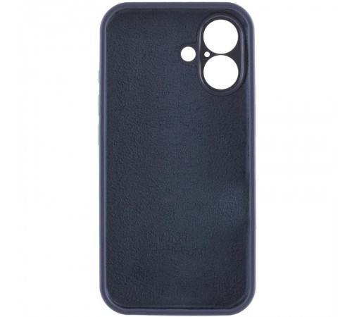 Чохол Silicone Case Full Camera Protective (AA) для Apple iPhone 17 (6.3") Темно-синій / Midnight blue