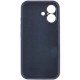 Чохол Silicone Case Full Camera Protective (AA) для Apple iPhone 17 (6.3") Темно-синій / Midnight blue