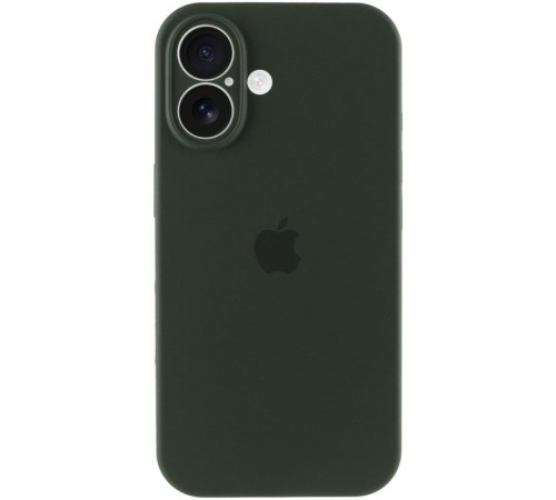 Чохол Silicone Case Full Camera Protective (AA) для Apple iPhone 17 (6.3") Зелений / Cyprus Green