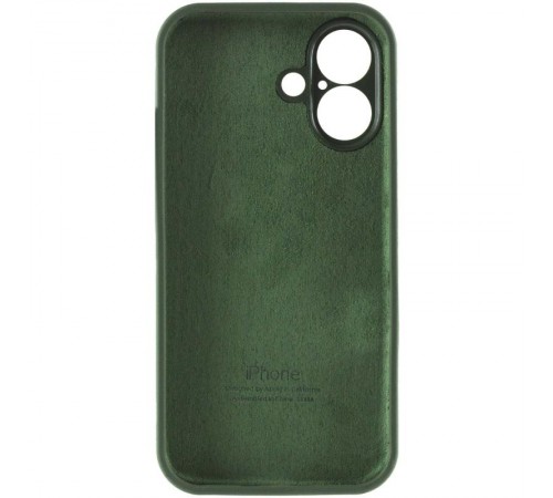Чохол Silicone Case Full Camera Protective (AA) для Apple iPhone 17 (6.3") Зелений / Cyprus Green