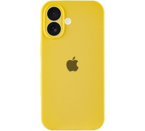 Чохол Silicone Case Full Camera Protective (AA) для Apple iPhone 17 (6.3") Жовтий / Yellow