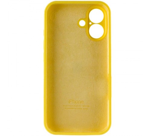 Чохол Silicone Case Full Camera Protective (AA) для Apple iPhone 17 (6.3") Жовтий / Yellow